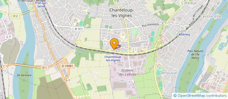 localisation de l'entreprise MADAME DIARA CAMARA à CHANTELOUP-LES-VIGNES