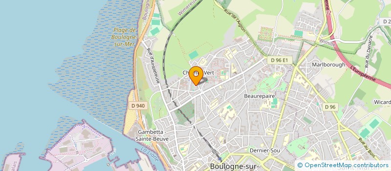 localisation de l'entreprise MADAME DIARA FALL  BOULOGNE-SUR-MER