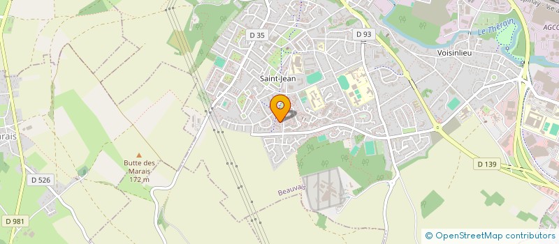 localisation de l'entreprise MADAME DIARIETOU MANGASSI  BEAUVAIS