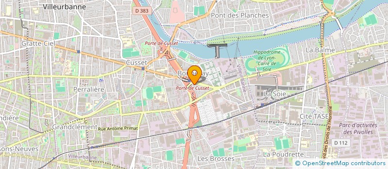 localisation de l'entreprise MADAME DIARIETOU SIBY  VILLEURBANNE