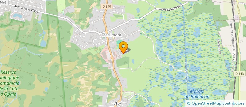 localisation de l'entreprise MADAME DIATOU DIOP  MERLIMONT