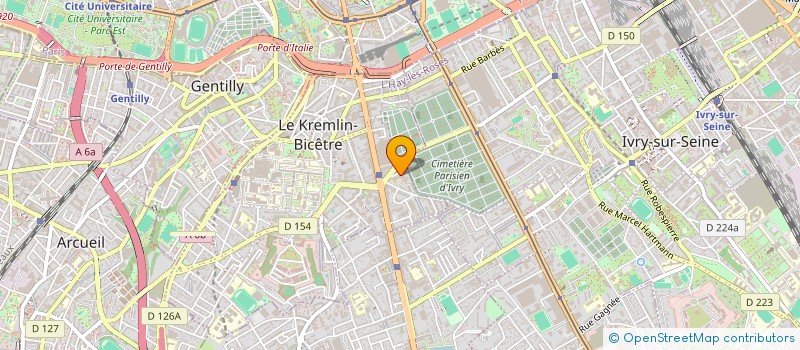 localisation de l'entreprise MADAME DIATOU TOURE à LE KREMLIN-BICETRE
