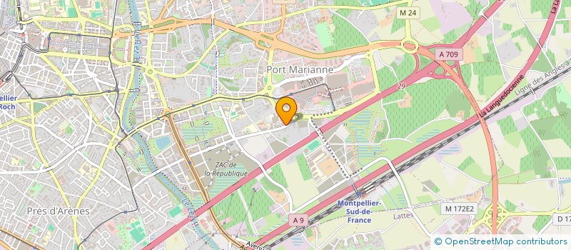 localisation de l'entreprise MADAME DIBA BASSIRI à MONTPELLIER