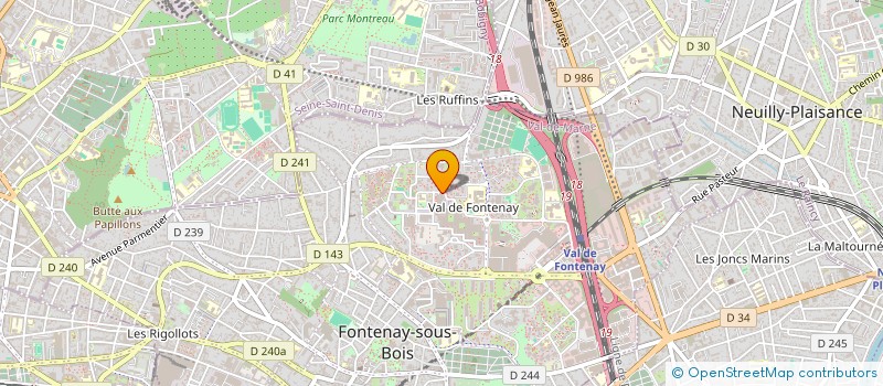 localisation de l'entreprise MADAME DIBA DIARRA à FONTENAY-SOUS-BOIS