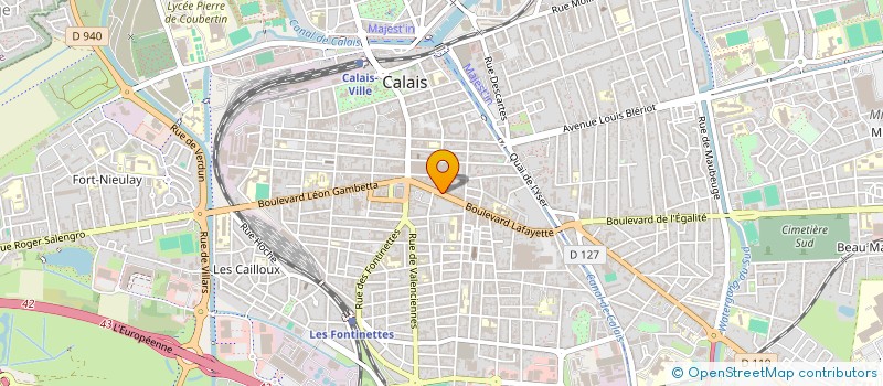 localisation de l'entreprise MADAME DIDIANE KUISSA  CALAIS