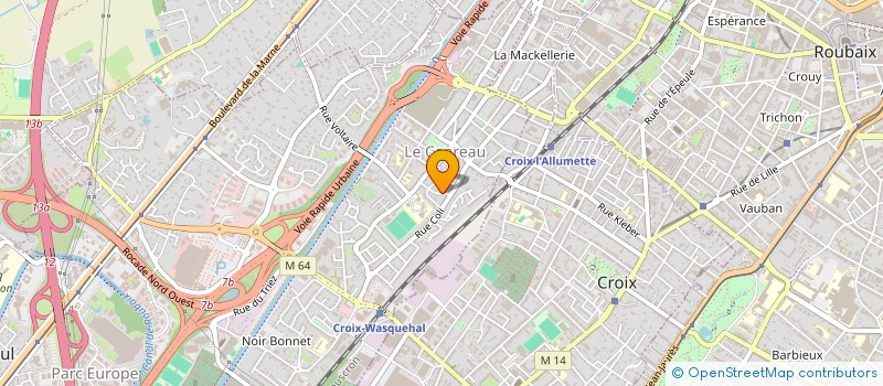 localisation de l'entreprise MADAME DIDIANE PRAUD  WASQUEHAL