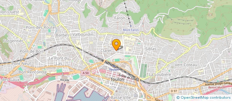 localisation de l'entreprise MADAME DIEKE CAMARA à TOULON