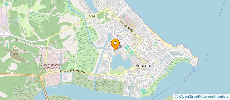 localisation de l'entreprise MADAME DIENA KOUYOURI à KOUROU
