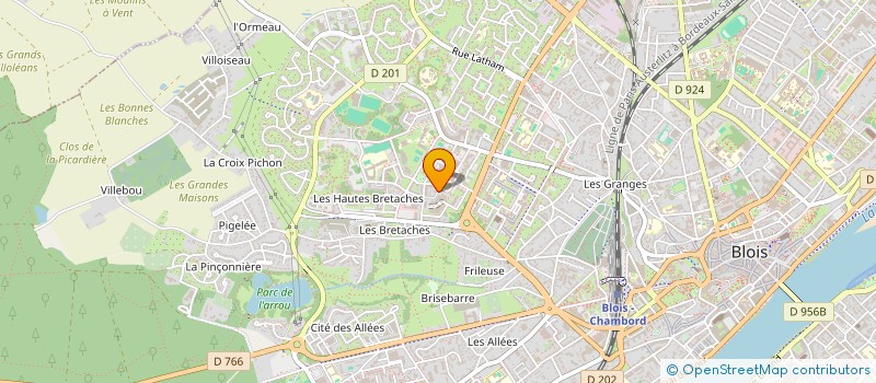 localisation de l'entreprise MADAME DIENABA DIOP  BLOIS