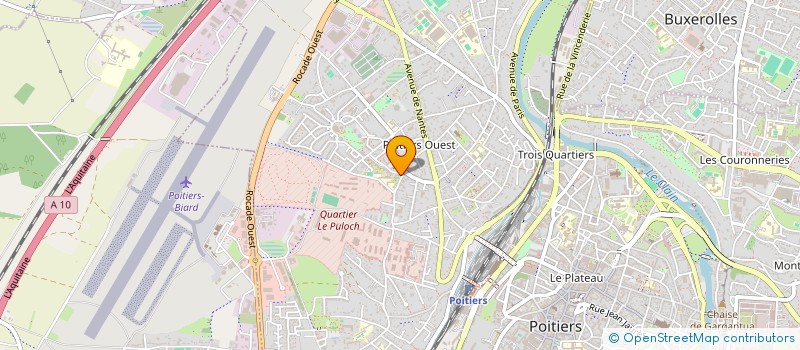 localisation de l'entreprise MADAME DIENABA DRAME  POITIERS