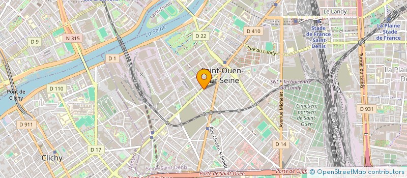 localisation de l'entreprise MADAME DIENABOU DIAWARA  SAINT-OUEN-SUR-SEINE