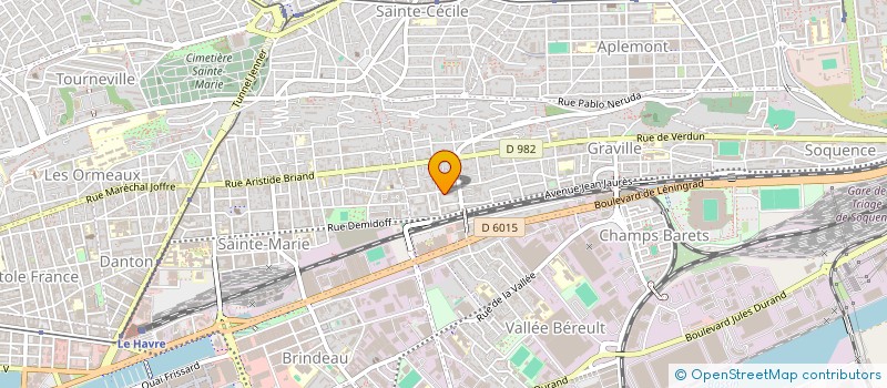 localisation de l'entreprise MADAME DIENABOU DOUCOURE  LE HAVRE