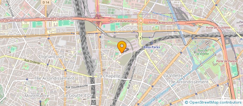 localisation de l'entreprise MADAME DIENE KEITA  PARIS