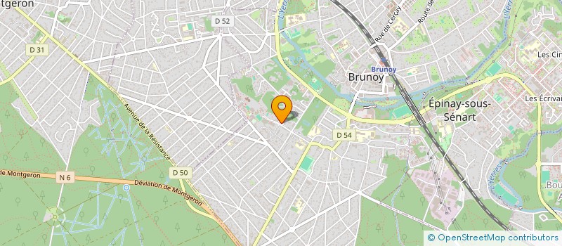 localisation de l'entreprise MADAME DIETRICH LOANE  BRUNOY