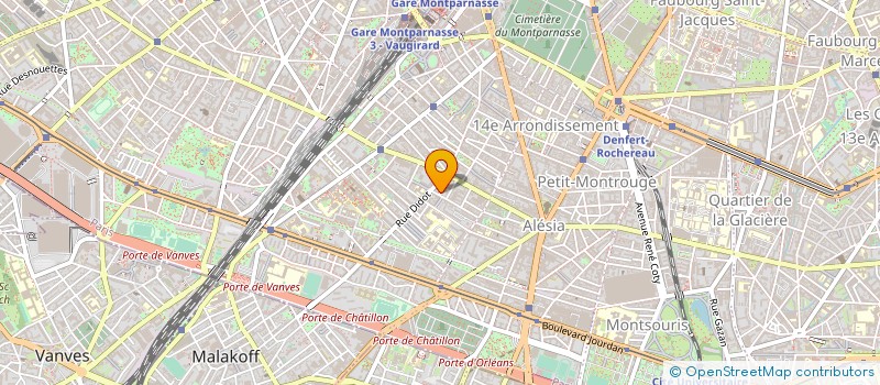 localisation de l'entreprise MADAME DIEU HOANG XUAN  PARIS