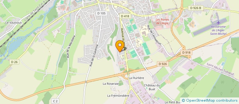 localisation de l'entreprise MADAME DIEUDLYNE CASSEUS à L'AIGLE