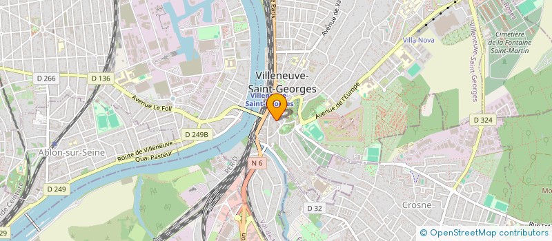 localisation de l'entreprise MADAME DIEUDONNE LAFRINA BADZOUKOULA BANOUANINA  VILLENEUVE-SAINT-GEORGES