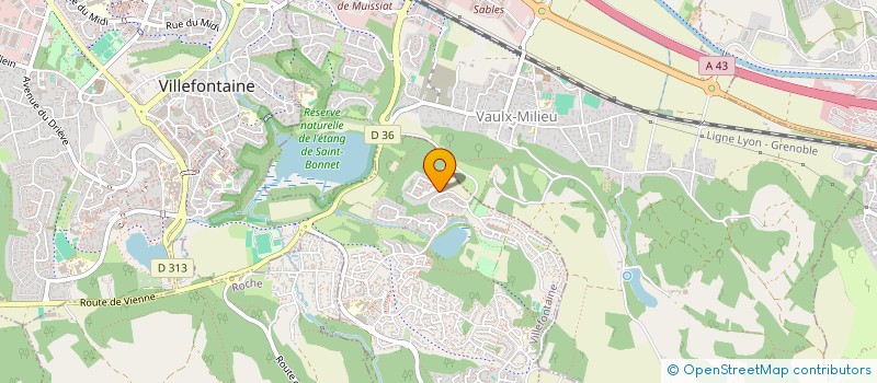 localisation de l'entreprise MADAME DIEUDONNEE BENSAU ZOLANA  VILLEFONTAINE