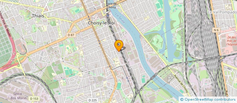 localisation de l'entreprise MADAME DIEUMBE FAYE à CHOISY-LE-ROI