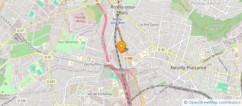 localisation de l'entreprise MADAME DIEUVELA GELIN à ROSNY-SOUS-BOIS
