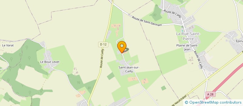 localisation de l'entreprise MADAME DIEUWERTJE VAN GREEVENBROEK  SAINT-ANDRE-SUR-CAILLY