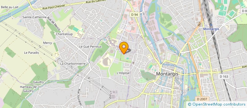 localisation de l'entreprise MADAME DIEVY KUBWEKI à MONTARGIS