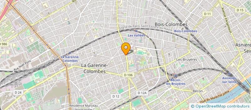 localisation de l'entreprise MADAME DIEYNABA BA à LA GARENNE-COLOMBES