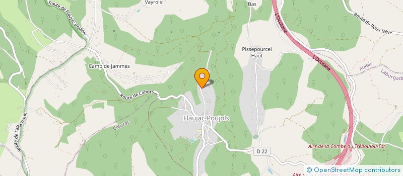 localisation de l'entreprise MADAME DIEYNABA CISSE  FLAUJAC-POUJOLS