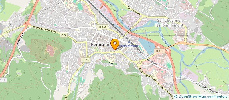 localisation de l'entreprise MADAME DIEYNABA DEM  REMIREMONT