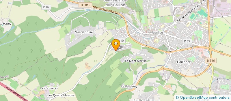 localisation de l'entreprise MADAME DIEYNABA TOURE  GAILLON