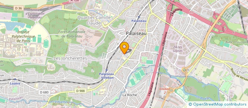 localisation de l'entreprise MADAME DIHIA GUELAACHE  PALAISEAU