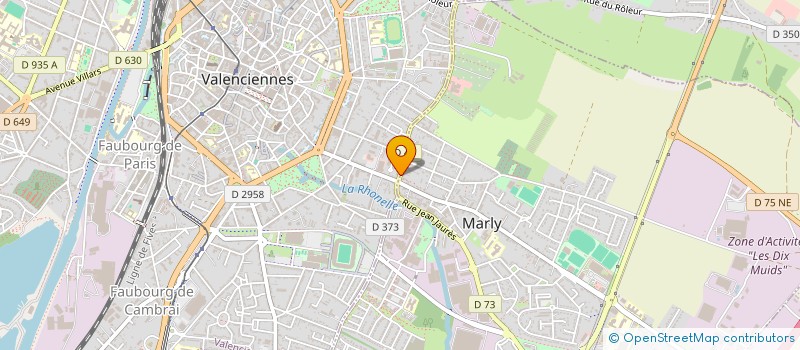 localisation de l'entreprise MADAME DIHIA LAOUARI  VALENCIENNES