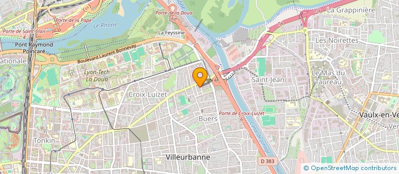 localisation de l'entreprise MADAME DIHYA KHEZANA  VILLEURBANNE