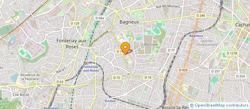 localisation de l'entreprise MADAME DIJANA KALUDEROVIC à BAGNEUX
