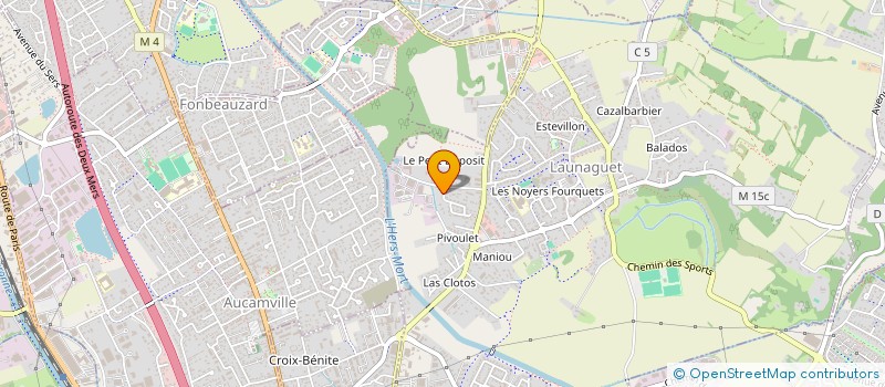 localisation de l'entreprise MADAME DIKRA EL HADDOUCHI  LAUNAGUET