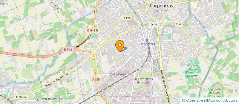 localisation de l'entreprise MADAME DIKRA MAJOUT  CARPENTRAS