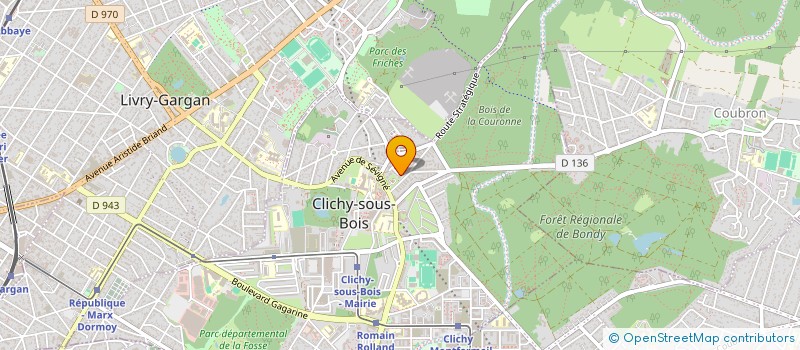 localisation de l'entreprise MADAME DILARA CELEBI à CLICHY-SOUS-BOIS