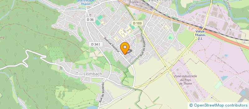 localisation de l'entreprise MADAME DILARA DEMIRCI  THANN