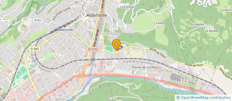 localisation de l'entreprise MADAME DILARA KELES  ALBERTVILLE