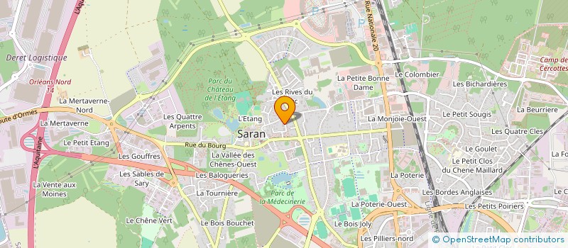 localisation de l'entreprise MADAME DILARA YENIKOY à SARAN