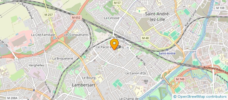 localisation de l'entreprise MADAME DILBER KARABACAK à LAMBERSART
