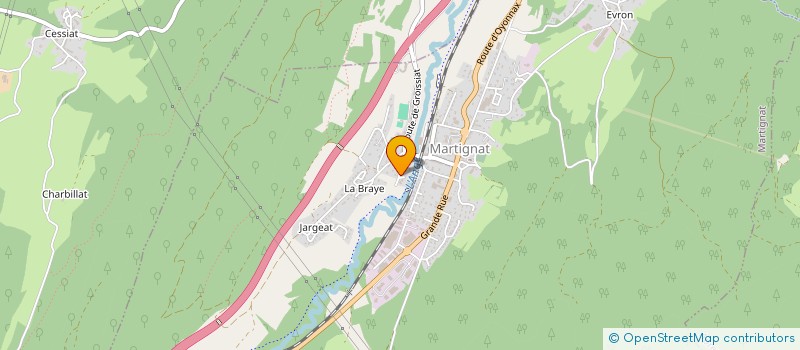 localisation de l'entreprise MADAME DILBERAY YAMAN  MARTIGNAT