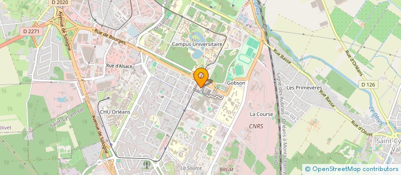 localisation de l'entreprise MADAME DILEK DUMLUPINAR à ORLEANS