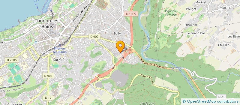 localisation de l'entreprise MADAME DILEK GURBUZ à THONON-LES-BAINS