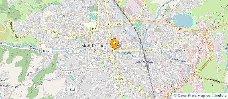 localisation de l'entreprise MADAME DILEK OKSUZ  MONTBRISON