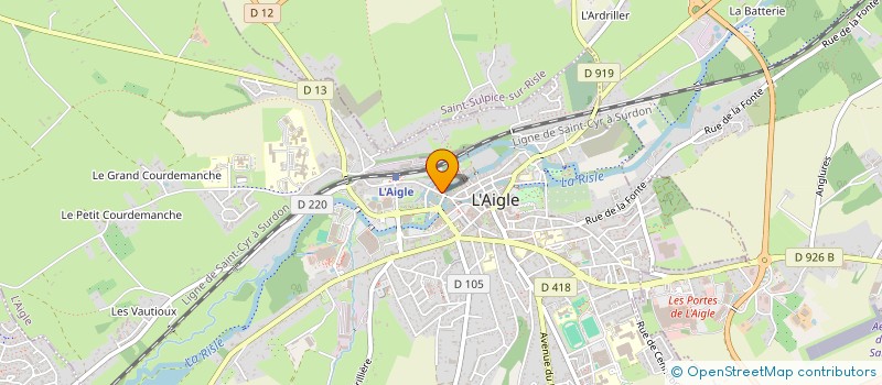 localisation de l'entreprise MADAME DILEK OZ à L'AIGLE