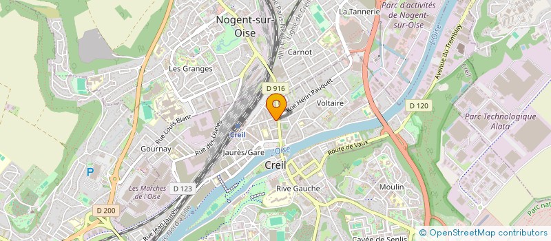 localisation de l'entreprise MADAME DILEK SAGLAM  CREIL