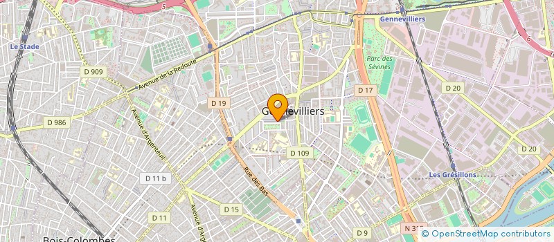 localisation de l'entreprise MADAME DILEK SAPMAZ à GENNEVILLIERS