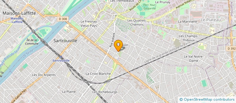 localisation de l'entreprise MADAME DILENE SANTOS à SARTROUVILLE