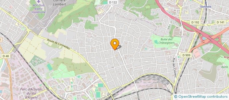 localisation de l'entreprise MADAME DILIANA HRISTOVA  ARGENTEUIL